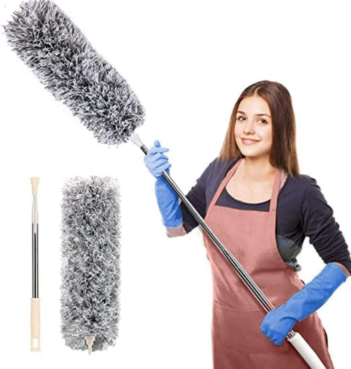 Extendable Microfiber Duster – 2.25M Bendable Ceiling Fan Cleaner